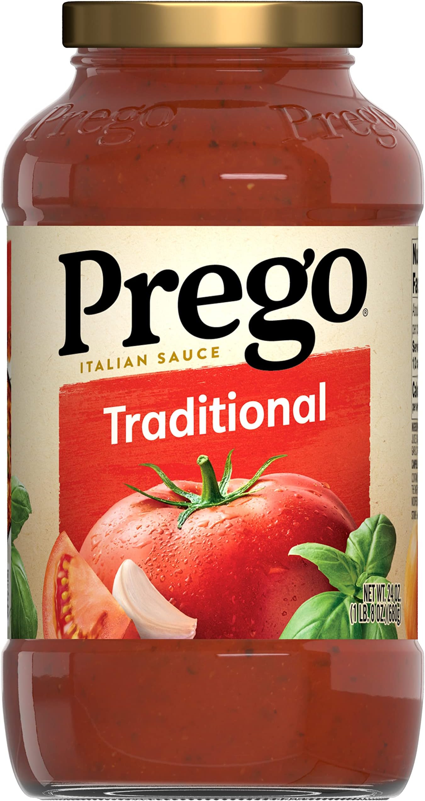 Prego Traditional Pasta Sauce, 24 Oz Jar