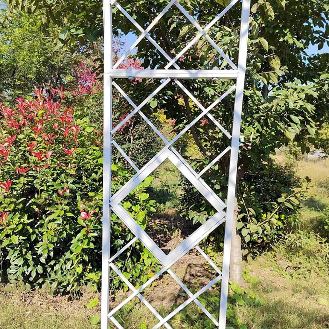 Metalowa altana ogrodowa, łuk ślubny, czarna metalowa róża krata do roślin pnących, łuk ogrodowy na zewnątrz, 3,0 m x 2,0 m, idealny na wesela, imprezy i dekoracje ogrodowe
