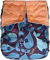 Vista 12 de Cubierta de pañal impermeable reutilizable: para pañales de tela preplegados, planos, ajustados o insertos (coche)