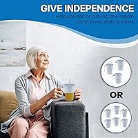 Vista 2 de Tazas Providence a prueba de derrames - Kennedy - Paquete de 6