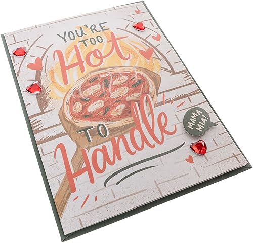 Miniatura 5 de Graphique Too Hot to Handle - Tarjeta de felicitación hecha a mano para el día de San Valentín, linda tarjeta de felicitación divertida de amor,