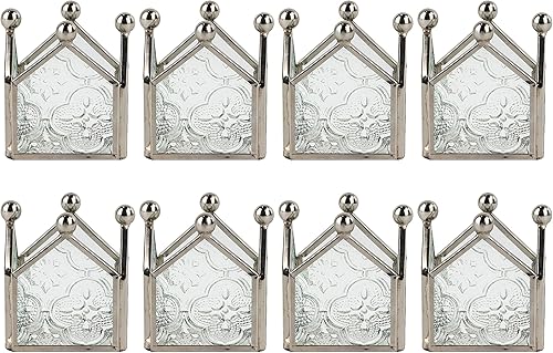 Miniatura 8 de Portavelas cuadrado de cristal - Juego de 2