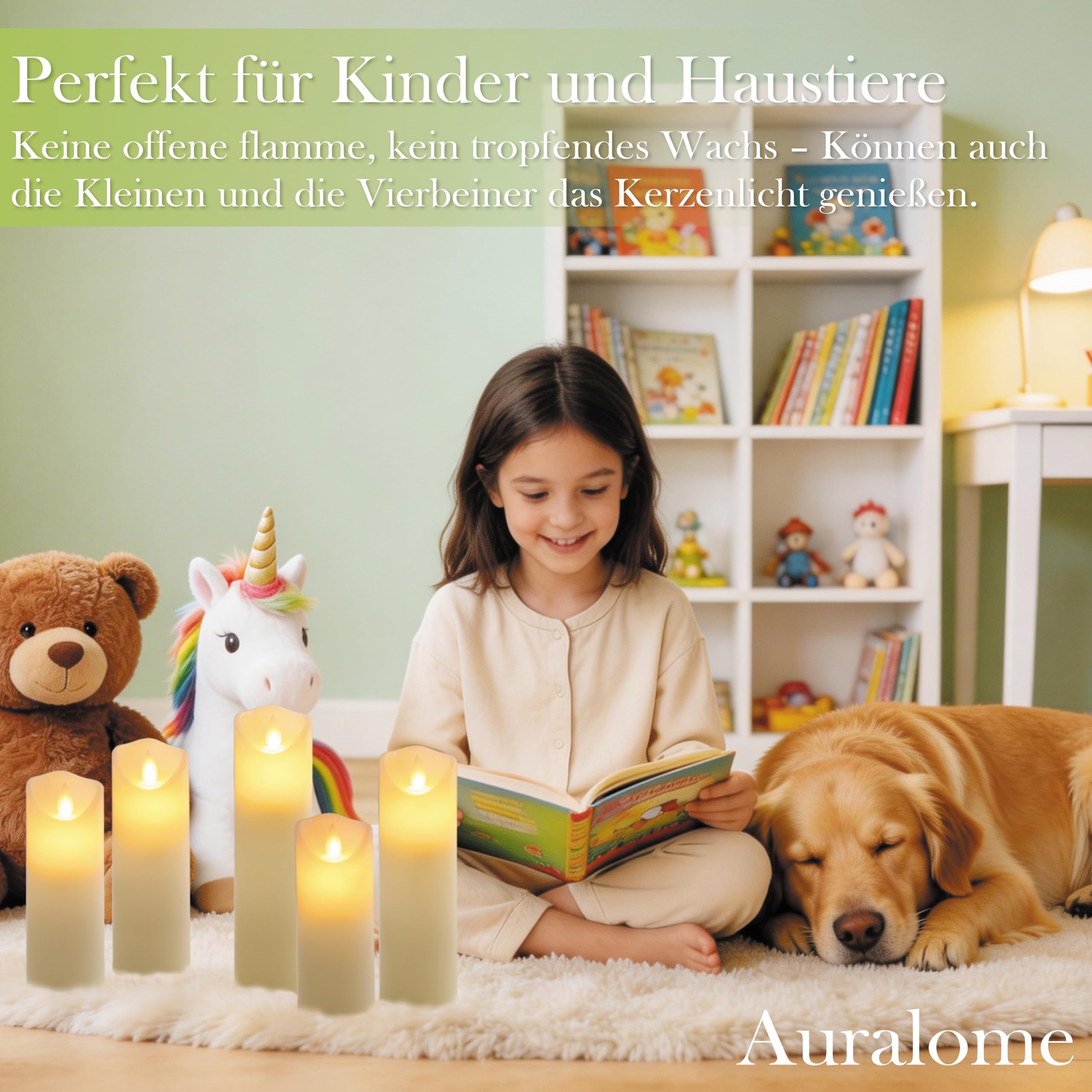 Velas LED con temporizador, cera real, para exteriores, llama parpadeante, diámetro de 5,5 cm, con mando a distancia, velas eléctricas, sin llama, para interior y exterior, decoración de
