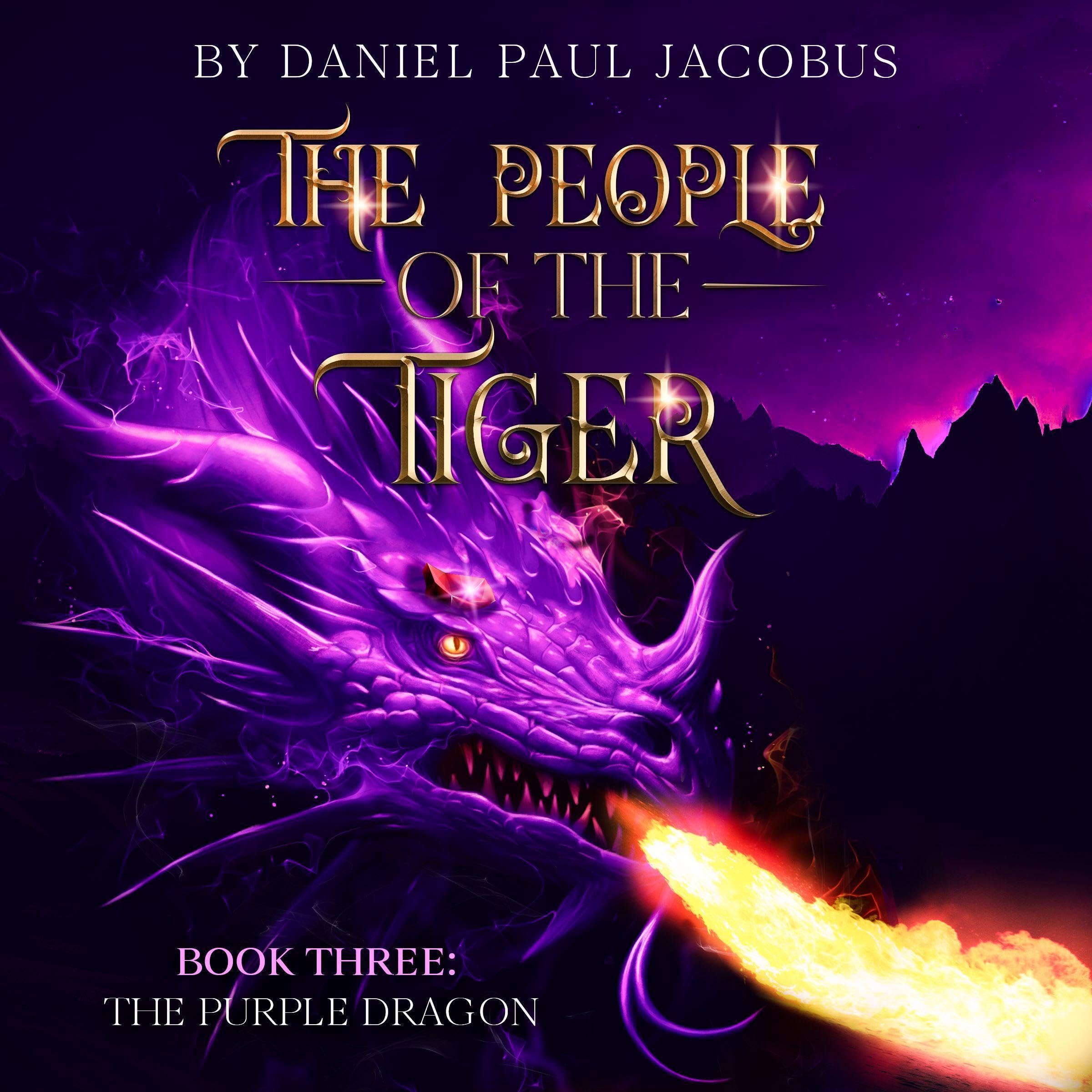 Cover art for The People of the Tiger Book Three: The Purple Dragon