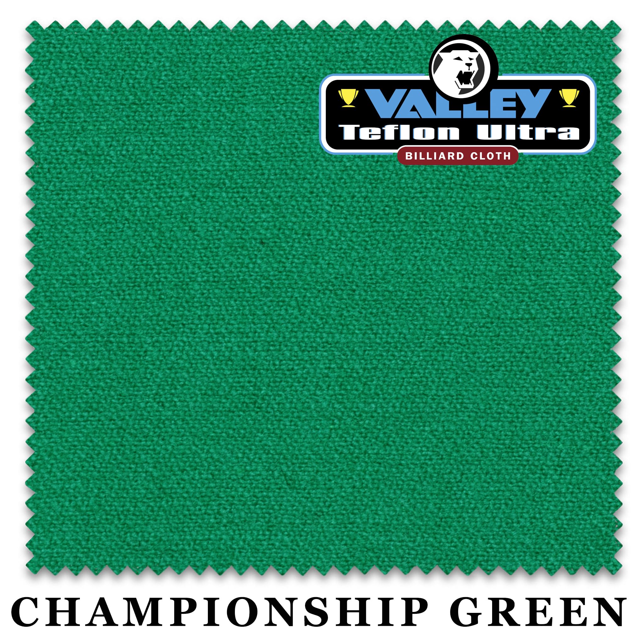 Championship Valley Teflon Ultra Billiard Pool Table Felt Cloth - w/Spots - Pre-Cut Rails - Authorized Dealer