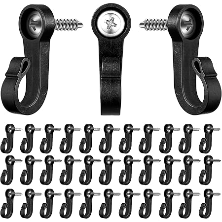 Amazon.com: Yinkin 80 Pcs String Light Hanger Hooks, Christmas Light ...