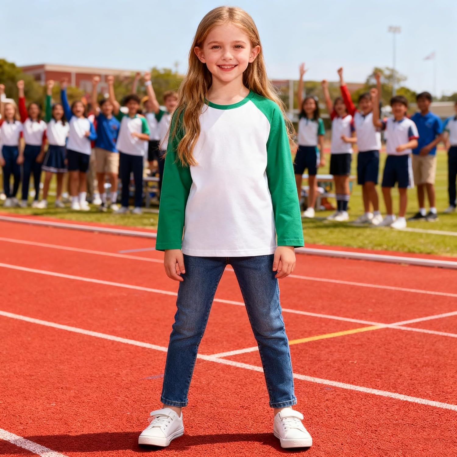 1-14Y Baby Baseball Tee Toddler Boys Girls Raglan T Shirt Kids Blouse Short Long Sleeve Casual Crew Neck Tops - Image 2