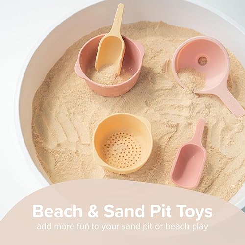 Miniatura 5 de Inspire My Play - 3 cuencos y tamiz anidables - Perfecto para bandeja de juegos sensoriales - Accesorios para contenedores sensoriales - Suministros