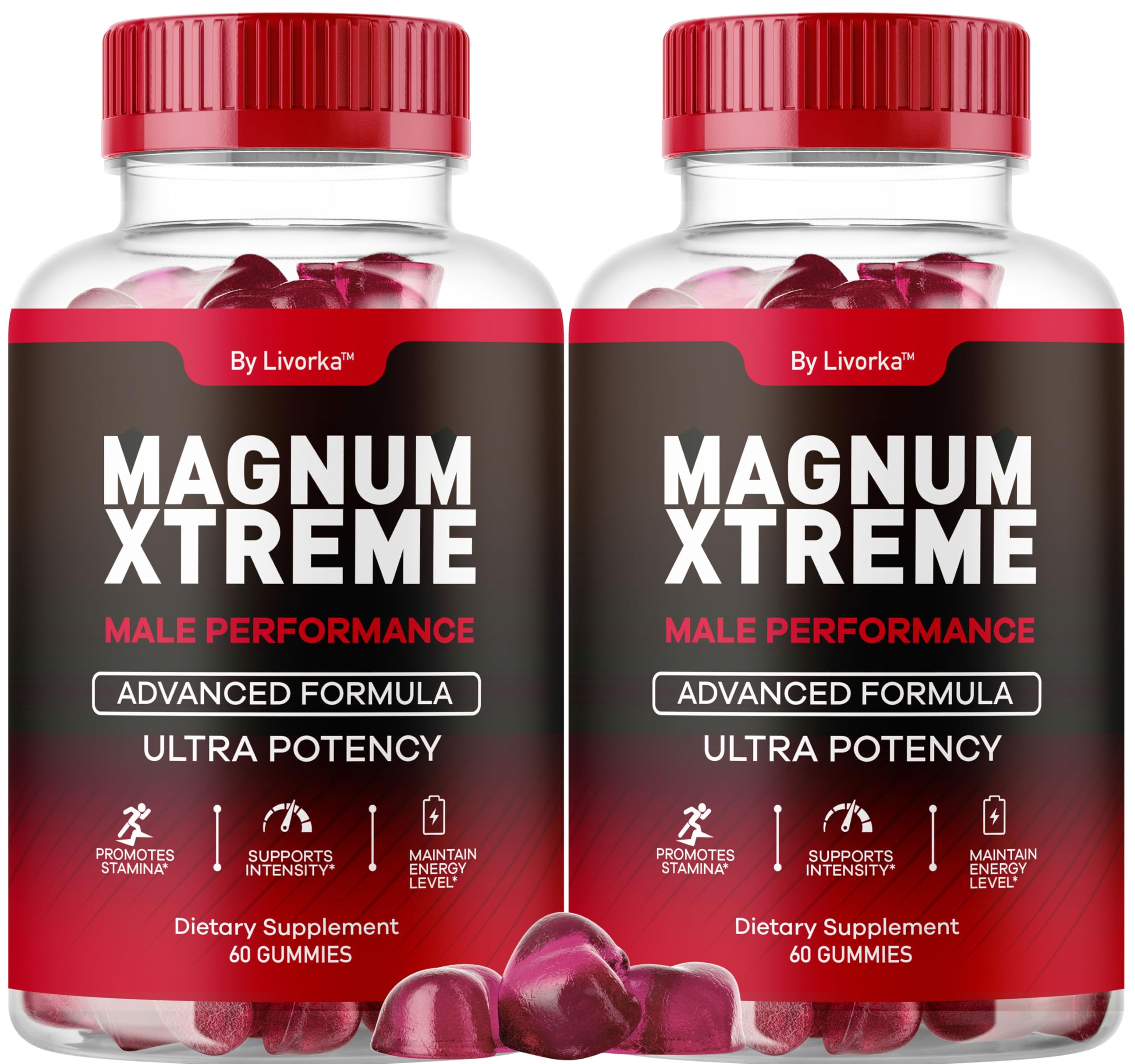 (2 Pack) MagnumExtreme Gummies, MagnumXtreme Gummies, MagnumXtreme Gummies for Men, MagnumXtreme, MagnumXtreme Supplement Support Gummies - All Natural Gummy, MagnumXtreme Advanced Formula for 2 Month