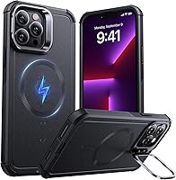 Vista 1 de ESR Funda magnética resistente para iPhone 13 Pro con soporte, protección contra caídas de grado militar de 23 pies, compatible con accesorios