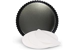 Elegant 9 inch Fluted Tart Pan with Removable Bottom