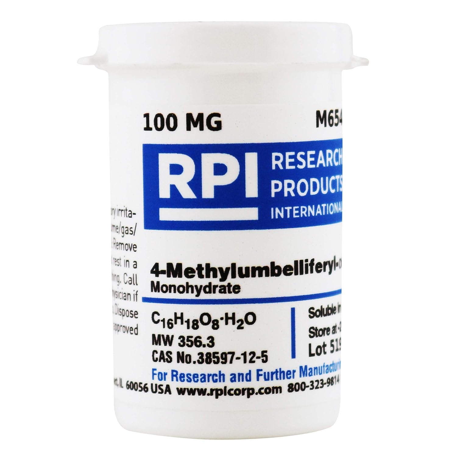 4-Methylumbelliferyl-?-D-Galactopyranoside Monohydrate [4-Methylumbelliferyl-?-D-Galactoside], 100 Milligrams