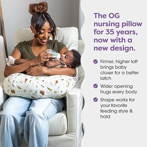 Miniatura 3 de Boppy Almohada de lactancia, Bare Naked - Almohada más grande y de apoyo para lactancia materna y biberón con elevación más alto Baby Safety