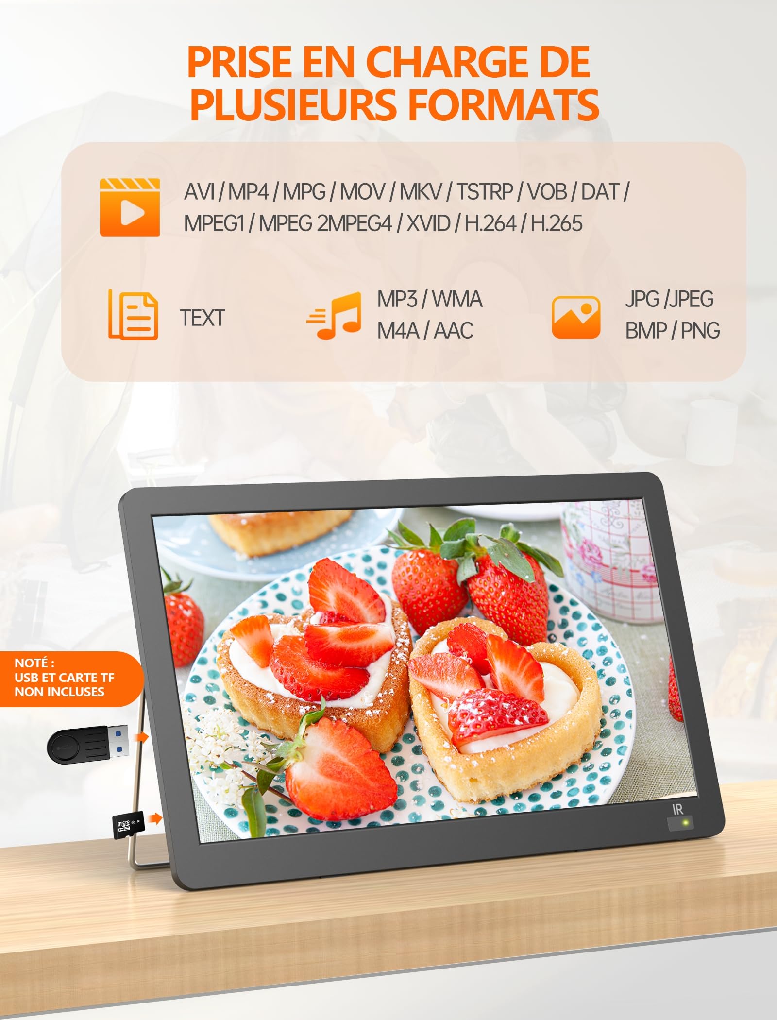 Desobry 14,2 Pouces TV Portable avec Tuner DVB-T2
