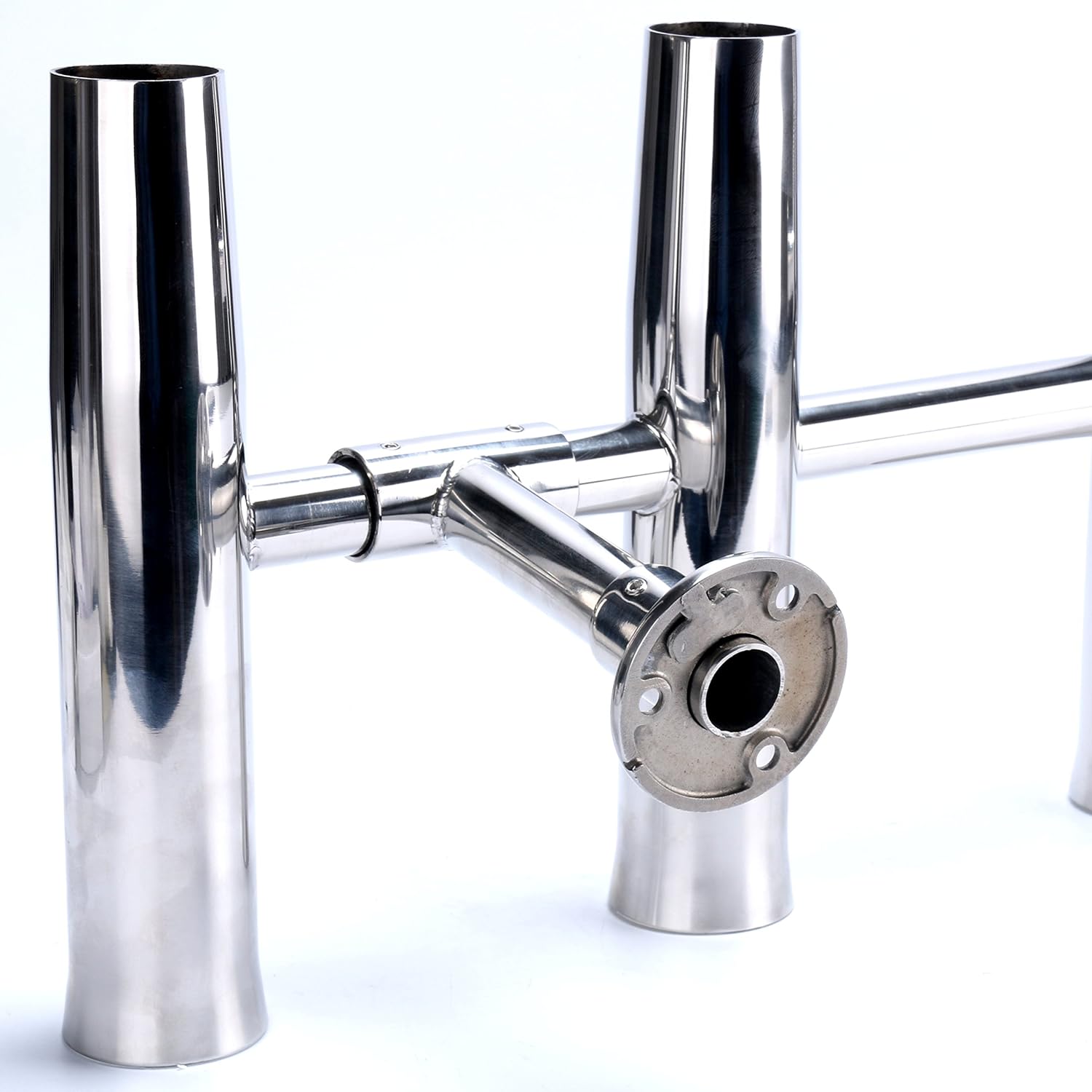 Amarine Made 5 Tube Adjustable Stainless Rocket Launcher Rod Holders , Can Be Rotated 360 Deg