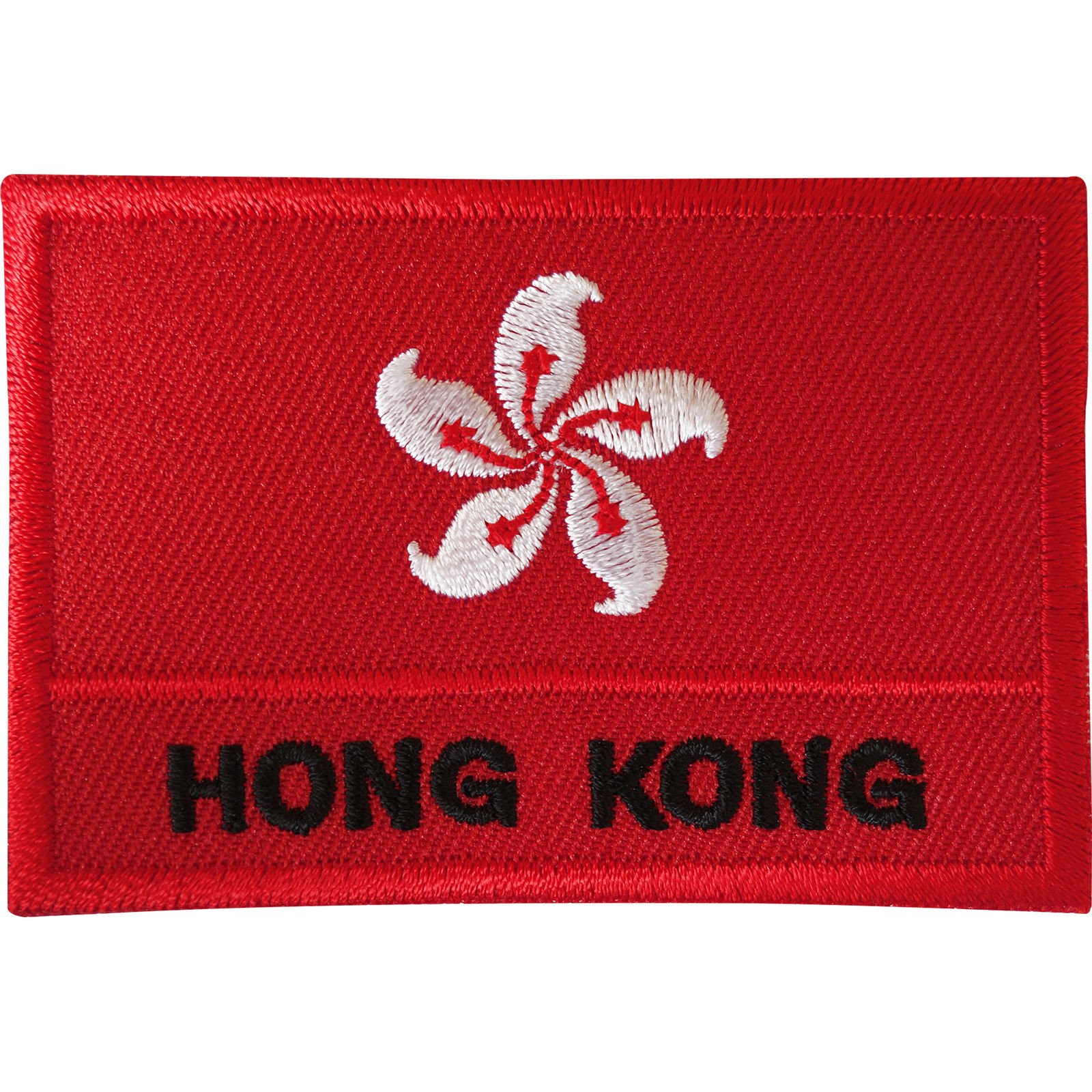 Toppa Stoffa Bandiera Hong Kong, Termoadesiva O Da Cucire, 7x6 Cm, Personalizzabile Per Giacche, Jeans E Zaini