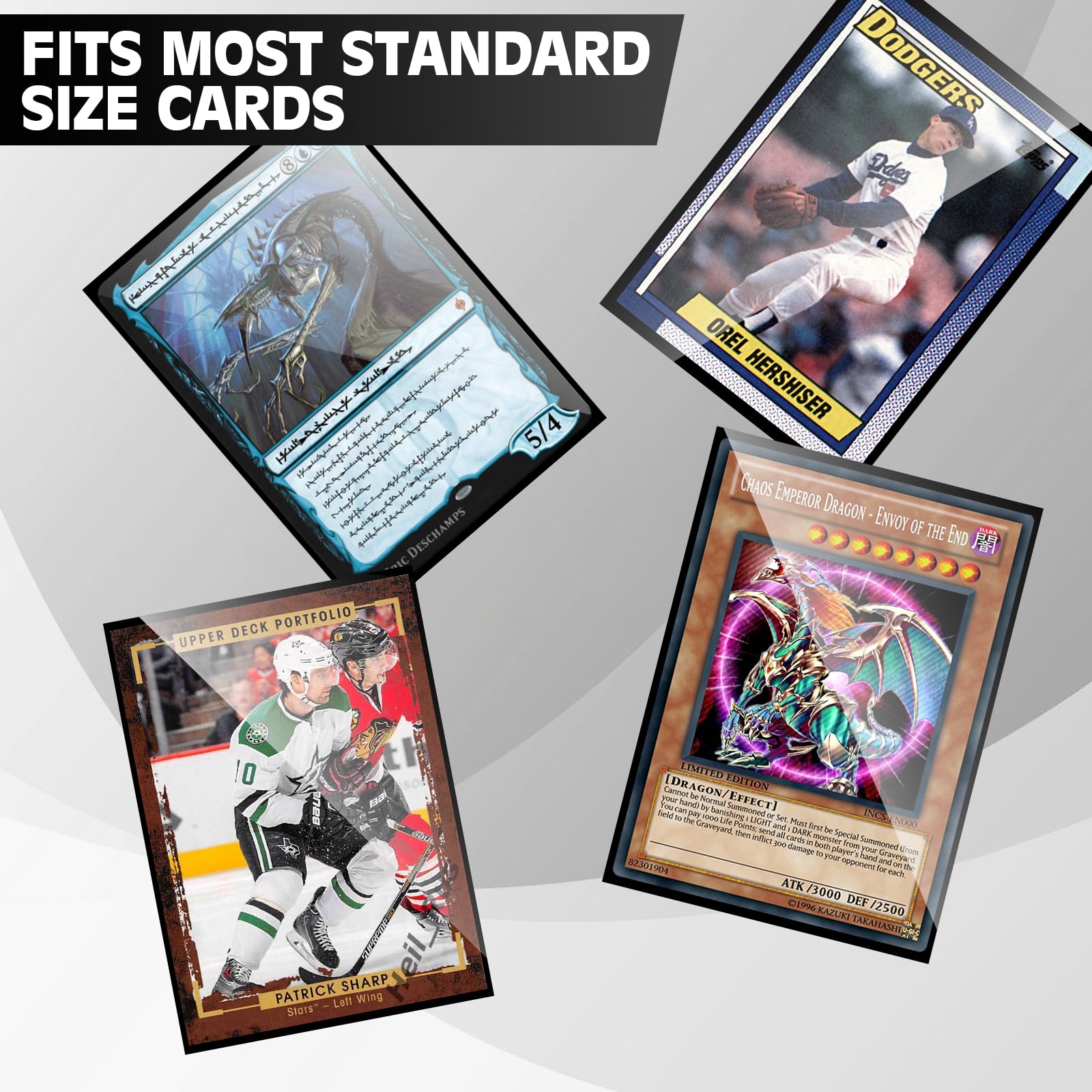 500 Custodie Interne Trasparenti Per Carte – Senza Acidi, Perfette Per MTG, TCG E Sport - 3