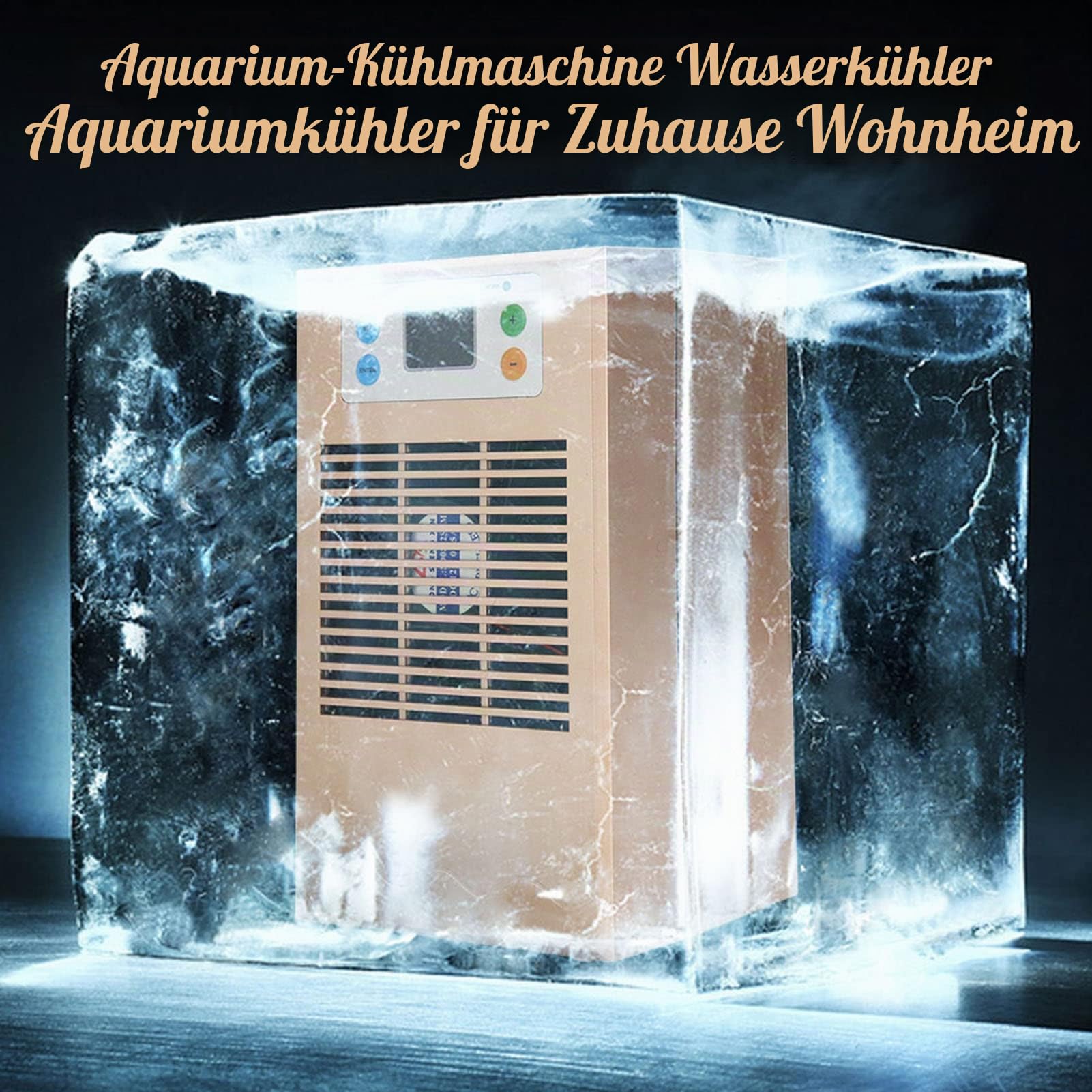 Zerodis Aquarium Wasserkühler Aquarium Chiller Wasserkühler Aquarium Chiller(EU)