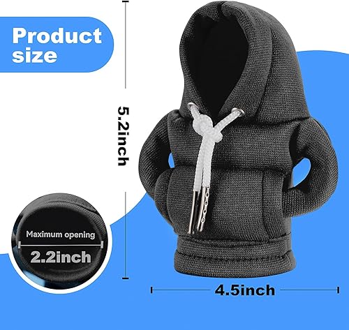Miniatura 2 de Sudadera con capucha para palanca de cambios, funda universal para palanca de cambios, sudadera con capucha para palanca de cambios de automóvil,