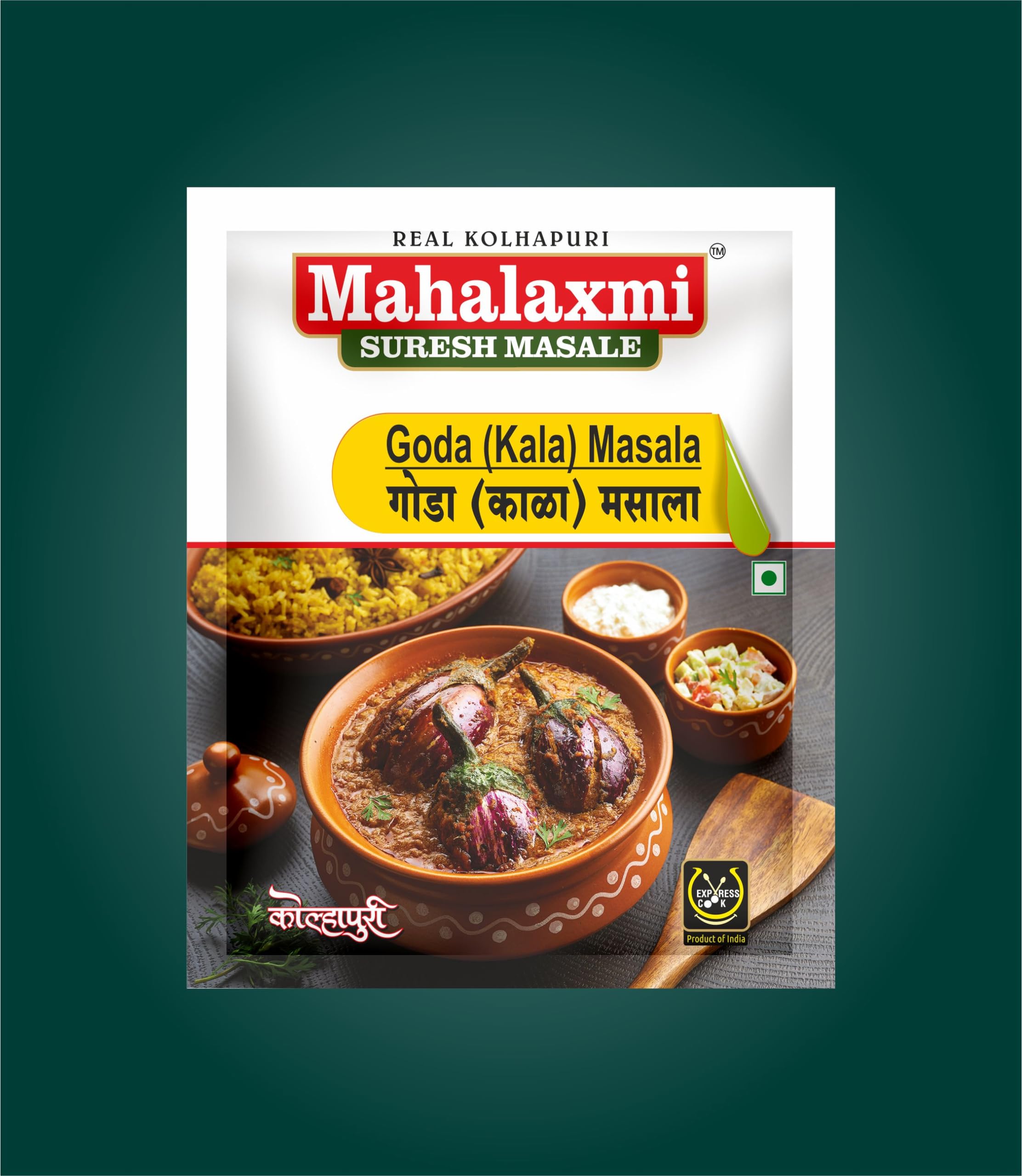 Mahalaxmi Suresh Masale Goda (Kala) Masala, 50 grams (Pack of 3)