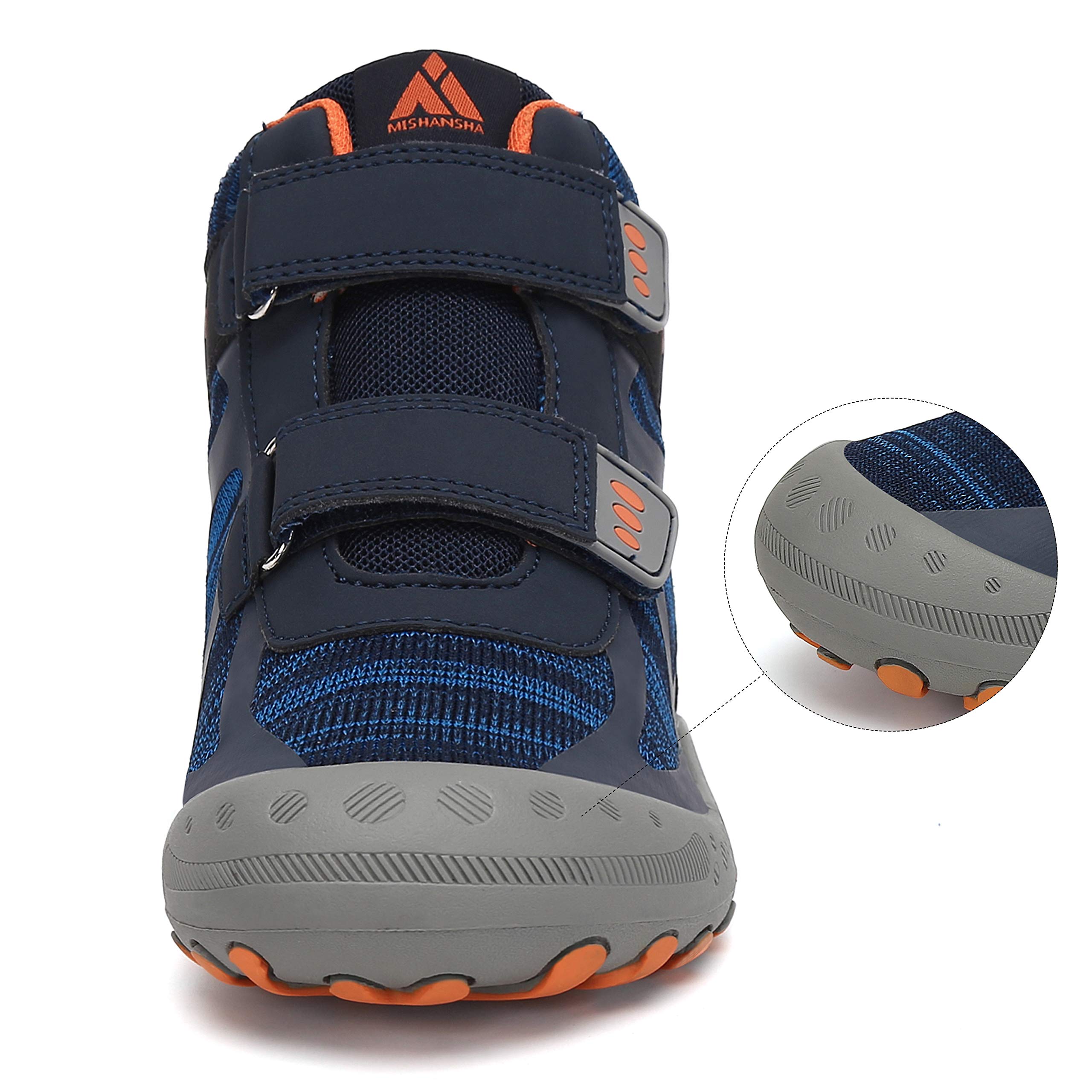 Mishansha Zapatos de Senderismo para Niños Antideslizante Zapatillas Trekking Niña Transpirable Botas Deportivas Al Aire Libre, Azul 30