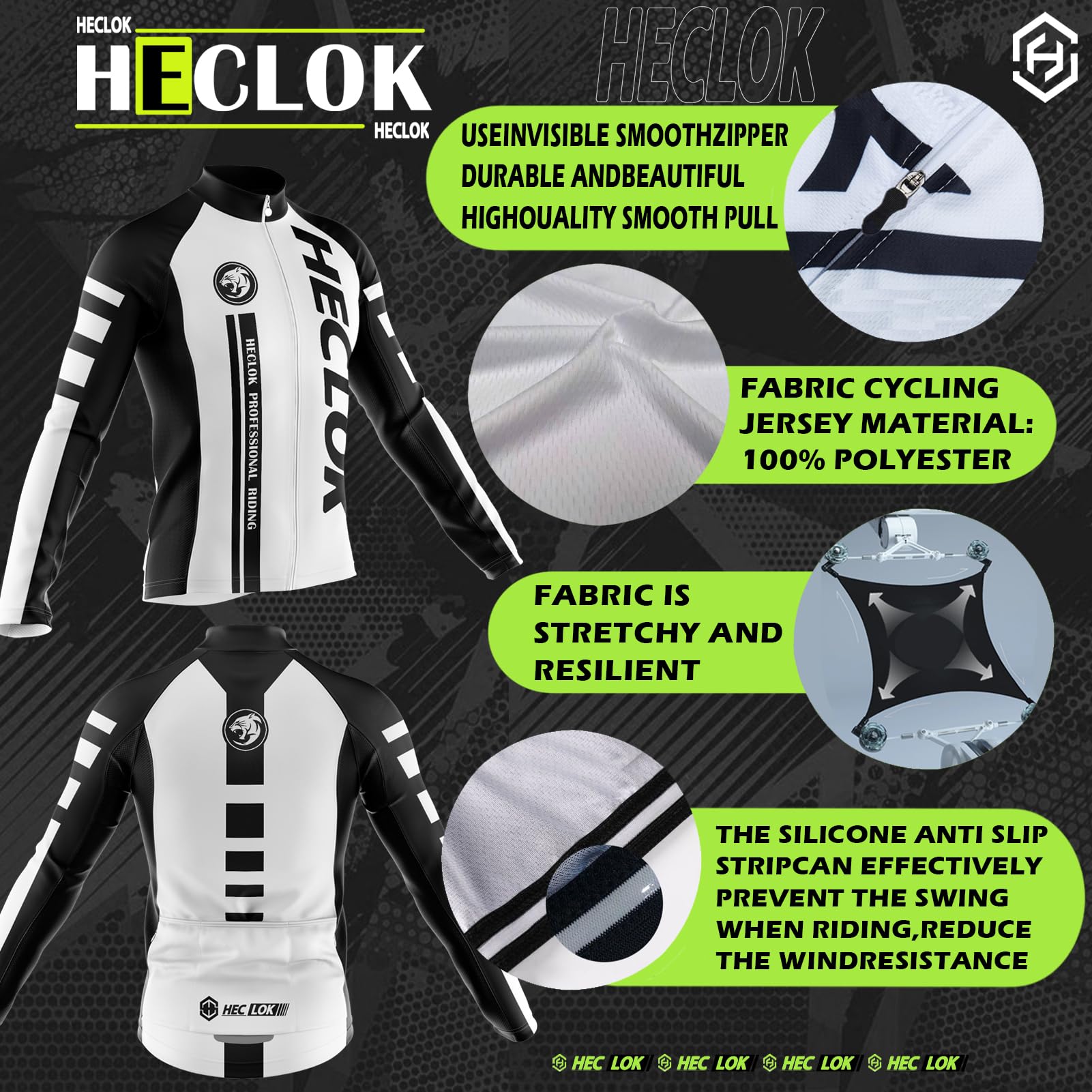 Vêtements Cyclisme Homme Hiver Tenue Cycliste en Polaire Thermique,Maillot Velo VTT Jersey Manche Longue et Pantalon à Bretelle avec 9D Coussin Gel, Coupe-Vent et Chaud MTB