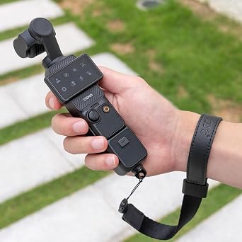 JJC Wrist Strap w. 1/4-20 Screw for Osmo Pocket 4 3 Xtra Muse,Skin Friendly