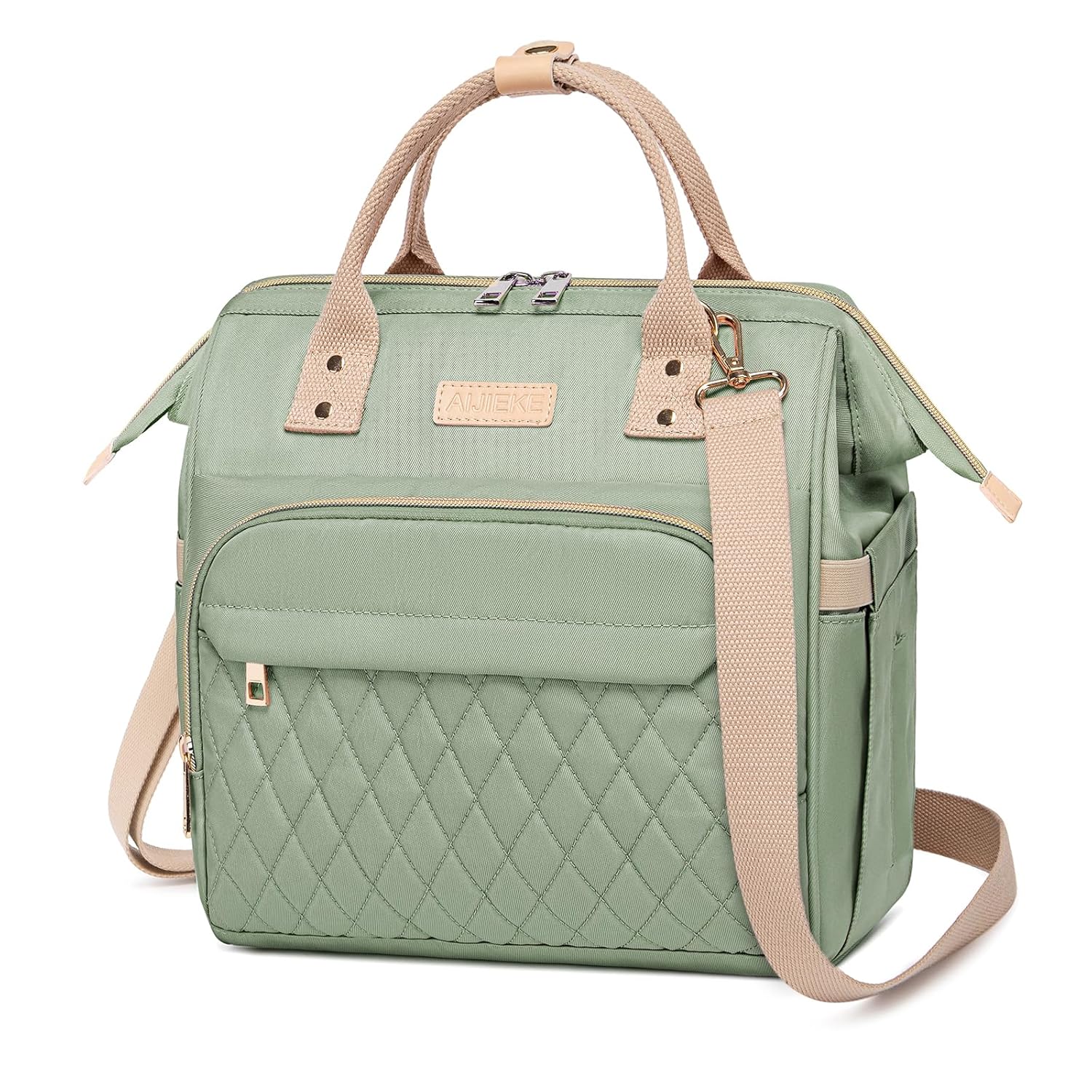 AIJIEKE Lunch Bag for Women Leakproof Insulated Work Lunch Box Tote Reusable Adult Cooler Bag with Water Bottle