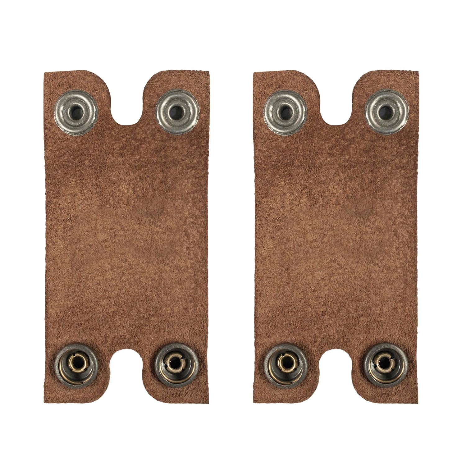 Hide & Groom, Set of 2 Double Edge Safety Razor Head Protective Sheath for Groomsmen, Shaving Travel Cover with Snap Closure, Full Grain Leather, Handmade, Bourbon Brown image 5