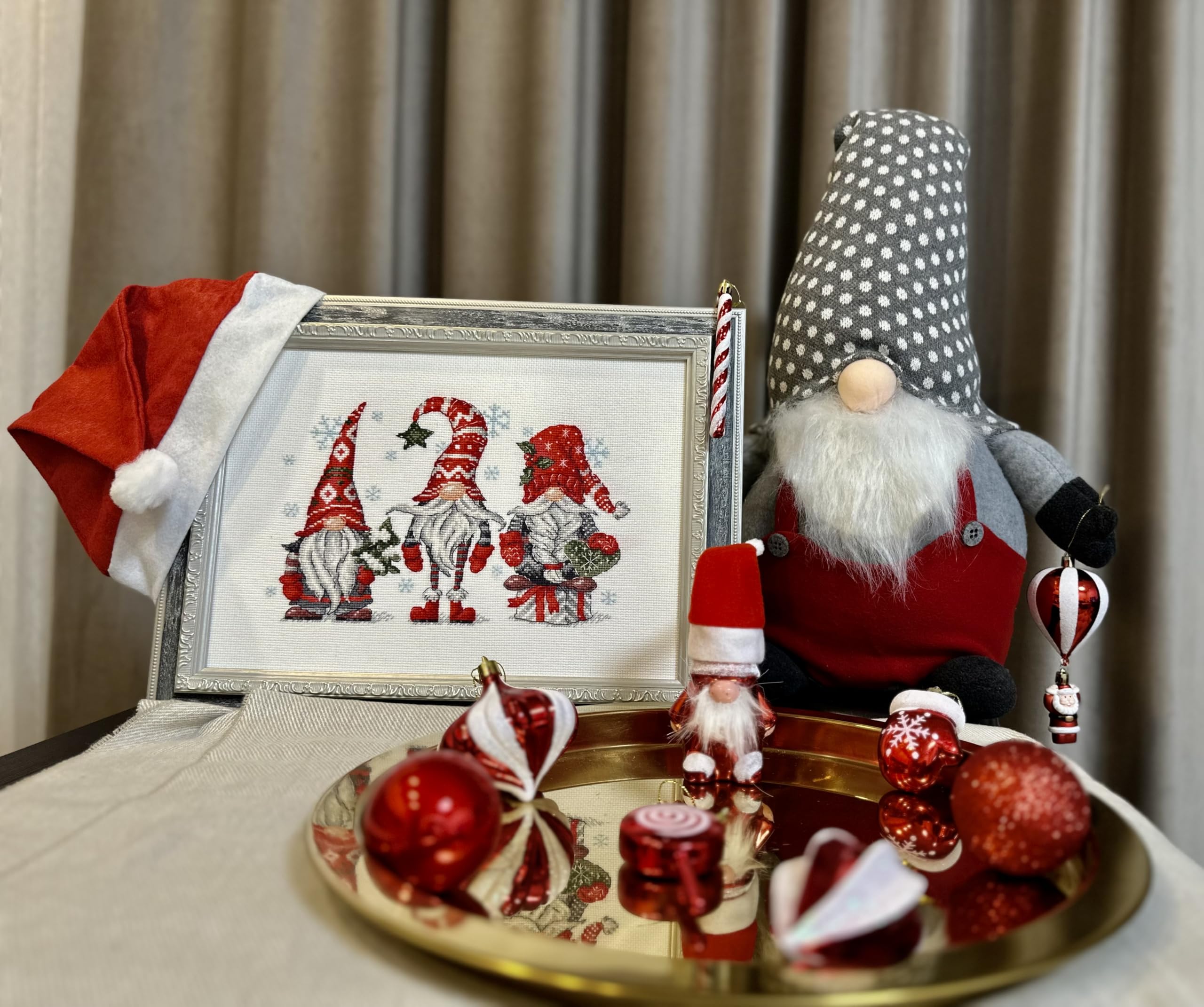 Amazon | RIOLIS - ノーム2171、クリスマスクロスステッチキット 11¾