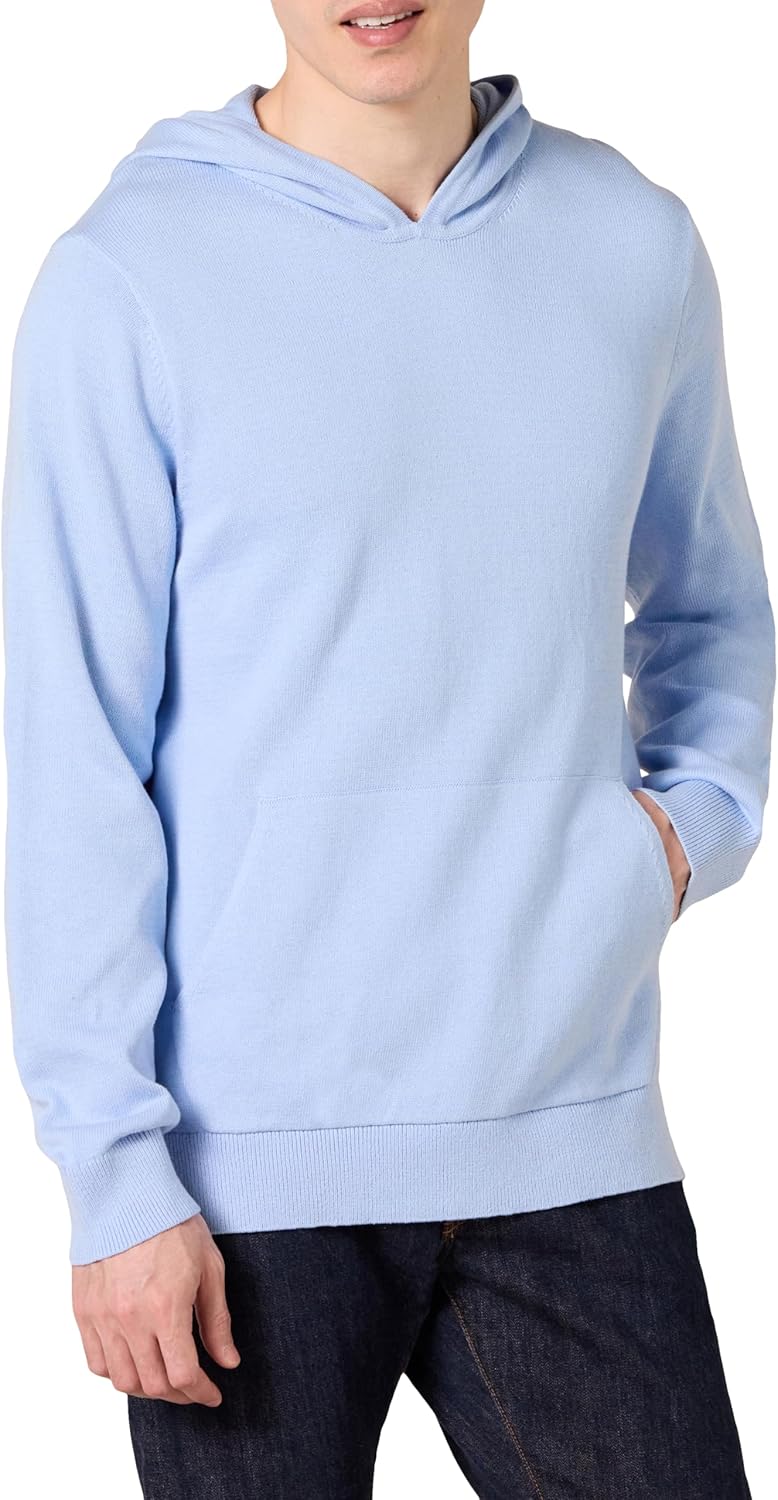 Amazon Essentials Men’s Relaxed-Fit Hoodie Sweater Amazon Essentials Men’s Relaxed-Fit Hoodie Sweater