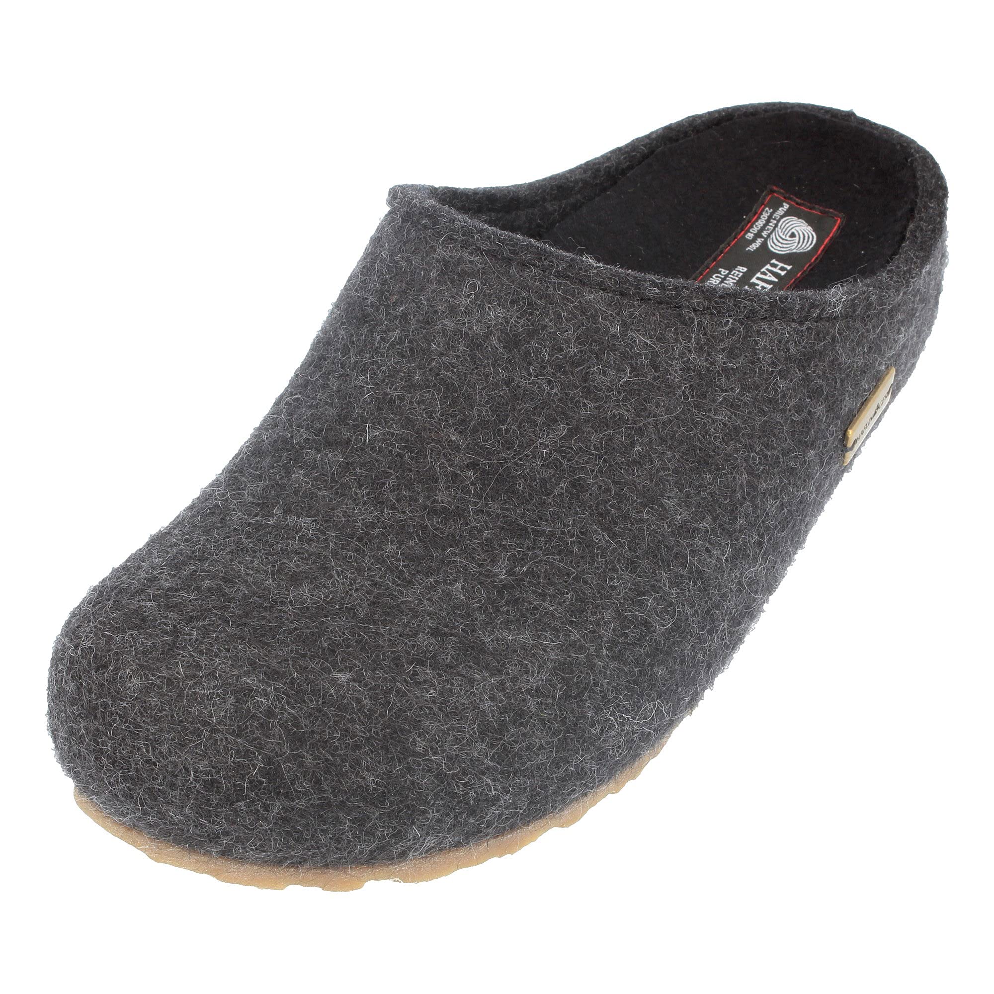 HAFLINGER Grizzly Michl Filzpantoffel Hausschuh mit Gummisohle