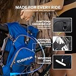 EVERFUN Hydration Sac à dos pour l'eau avec blason d'eau 2L/3L Paquet de jour de randonnée Femmes Hommes Léger Isolation Sac à dos pour la journée de randonnée, de vélo, de course, d'escalade, Camping