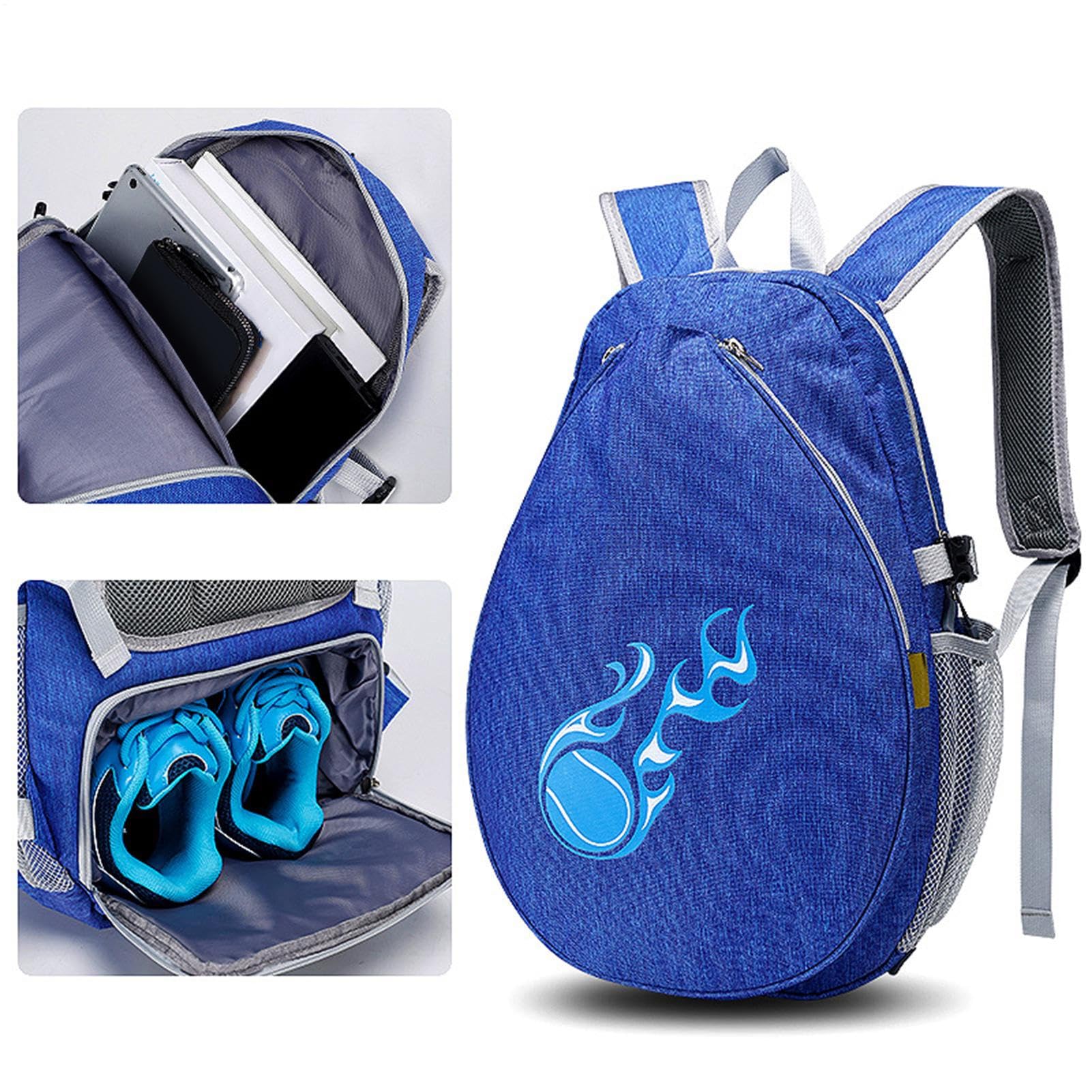 Borsa da tennis per bambini, zaino per racchette da pickleball, borsa sportiva di grande capacità con tessuto robusto, attrezzatura sportiva con facile conservazione, attrezzatura da allenamento