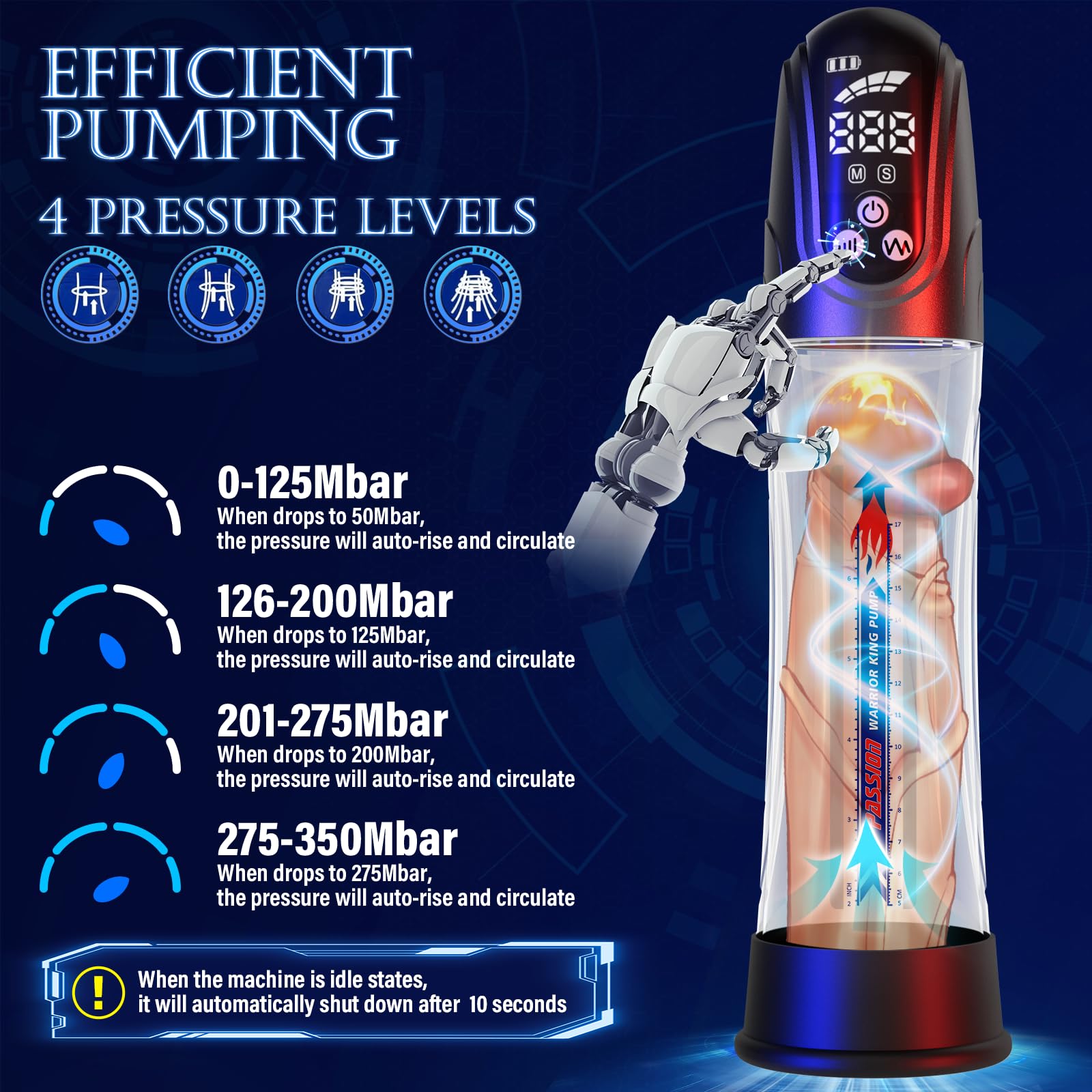 Vacuum Penis Pump Men Sucking Enlarger Enhancer Growth Vibrating Dick Pump Vacuum Penis Pump Men Sucking Enlarger Enhancer Growth Vibrating Dick Pump