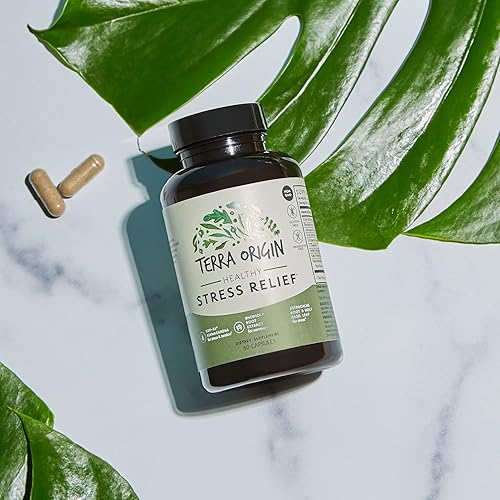 Miniatura 6 de TERRA ORIGIN Suplemento para el estrés saludable | 60 cápsulas | KSM-66 Ashwagandha orgánica, L-teanina, extracto de rodiola, raíz de astrágalo y