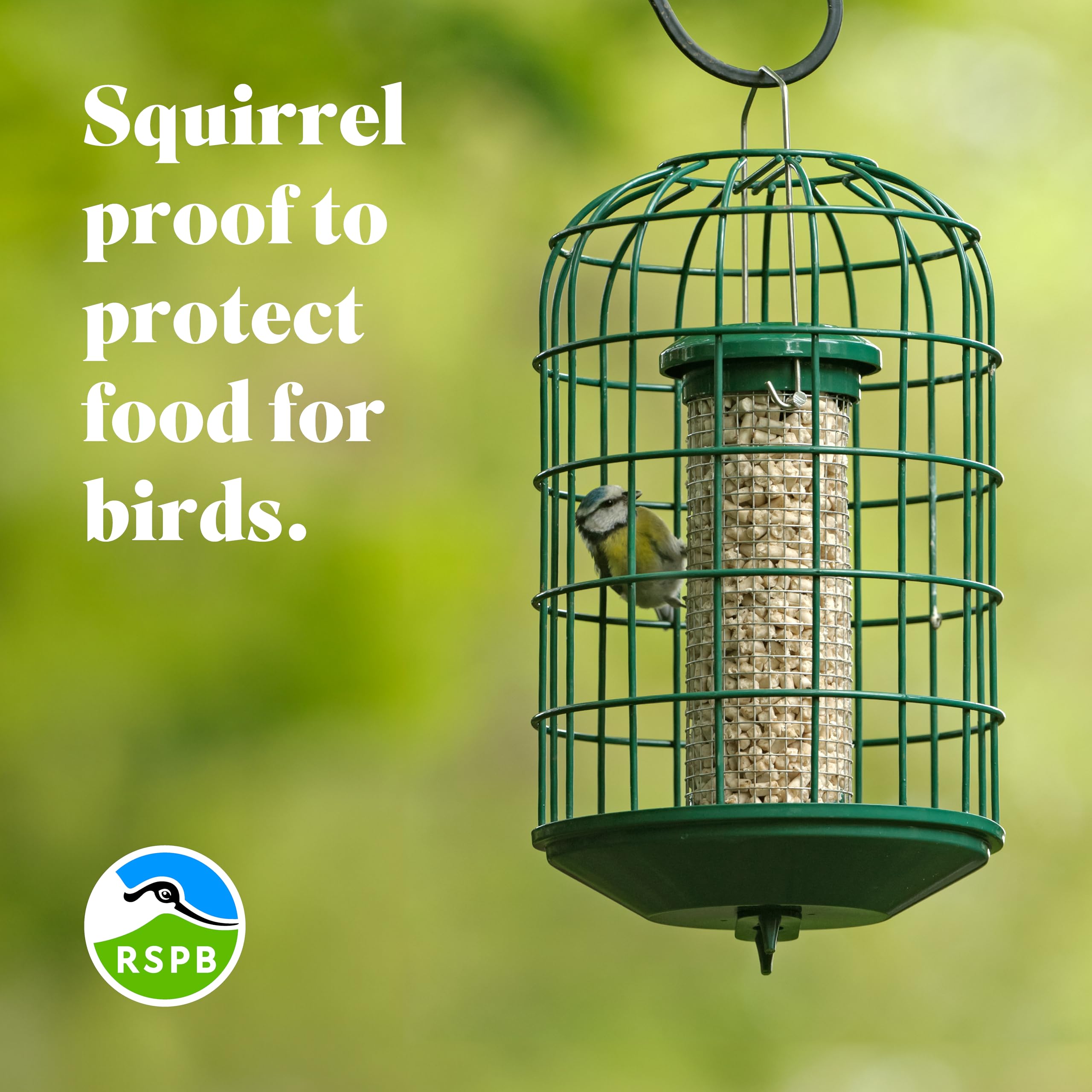 RSPB Mangeoire Anti-écureuil Vert 300 g