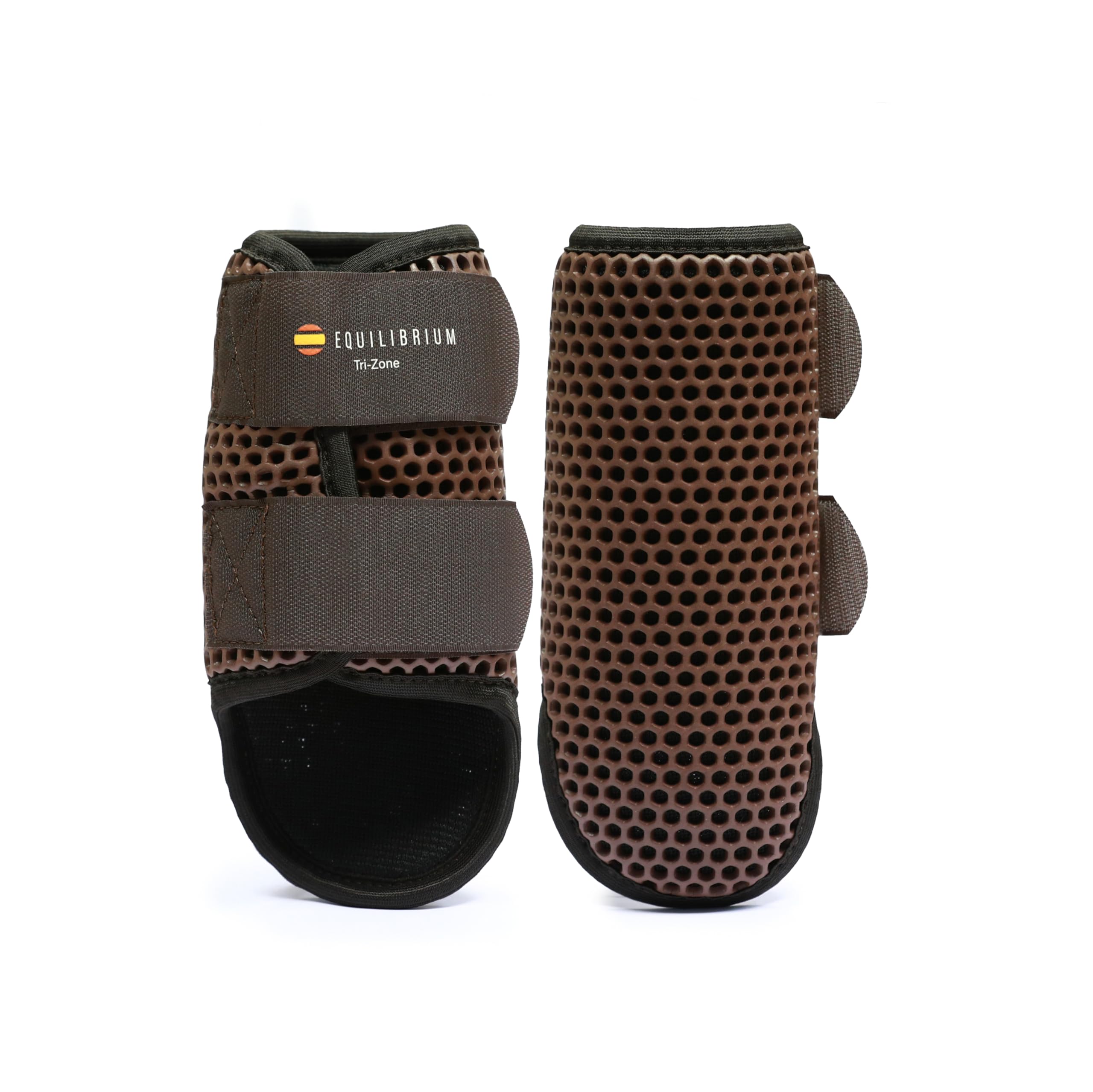 Equilibrium Tri-Zone Brushing Boots (Brown, L) — image 1