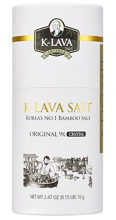 K-LAVA SALTKoreas No.1 Bamboo SaltOriginal 9x, Crystal, 2.47 Ounce