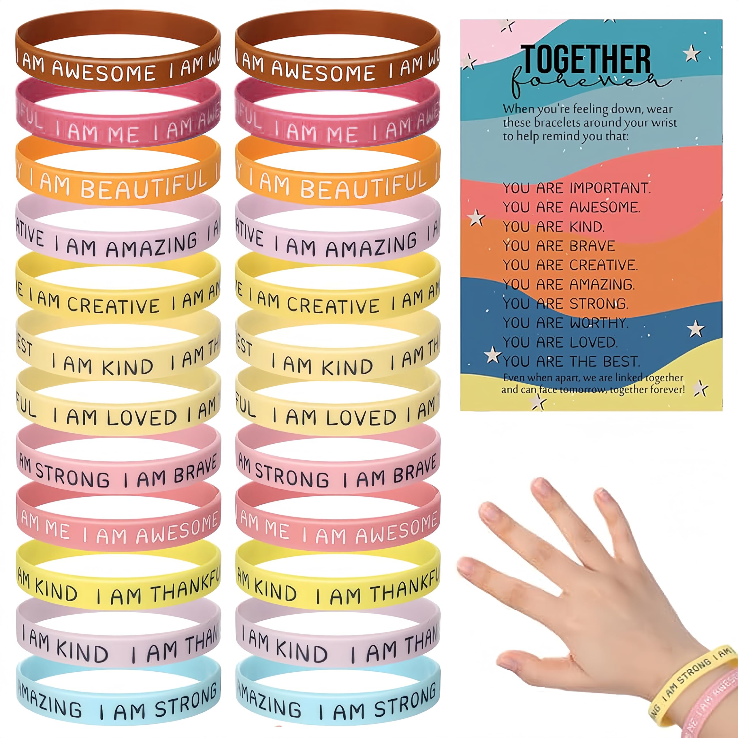 36 braccialetti regalo classe 2025, regali di fine anno per studenti, regali di laurea per studenti da insegnanti, braccialetto in silicone per la stagione di laurea 2025, regalo per adolescenti e
