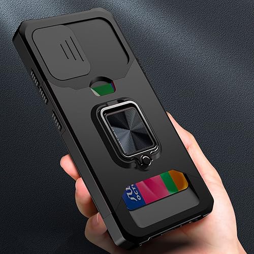 Miniatura 5 de Asuwish Funda compatible con Samsung Galaxy S21 Ultra Glaxay S21ultra 5G y protector de pantalla de vidrio templado, tarjetero con anillo duro,