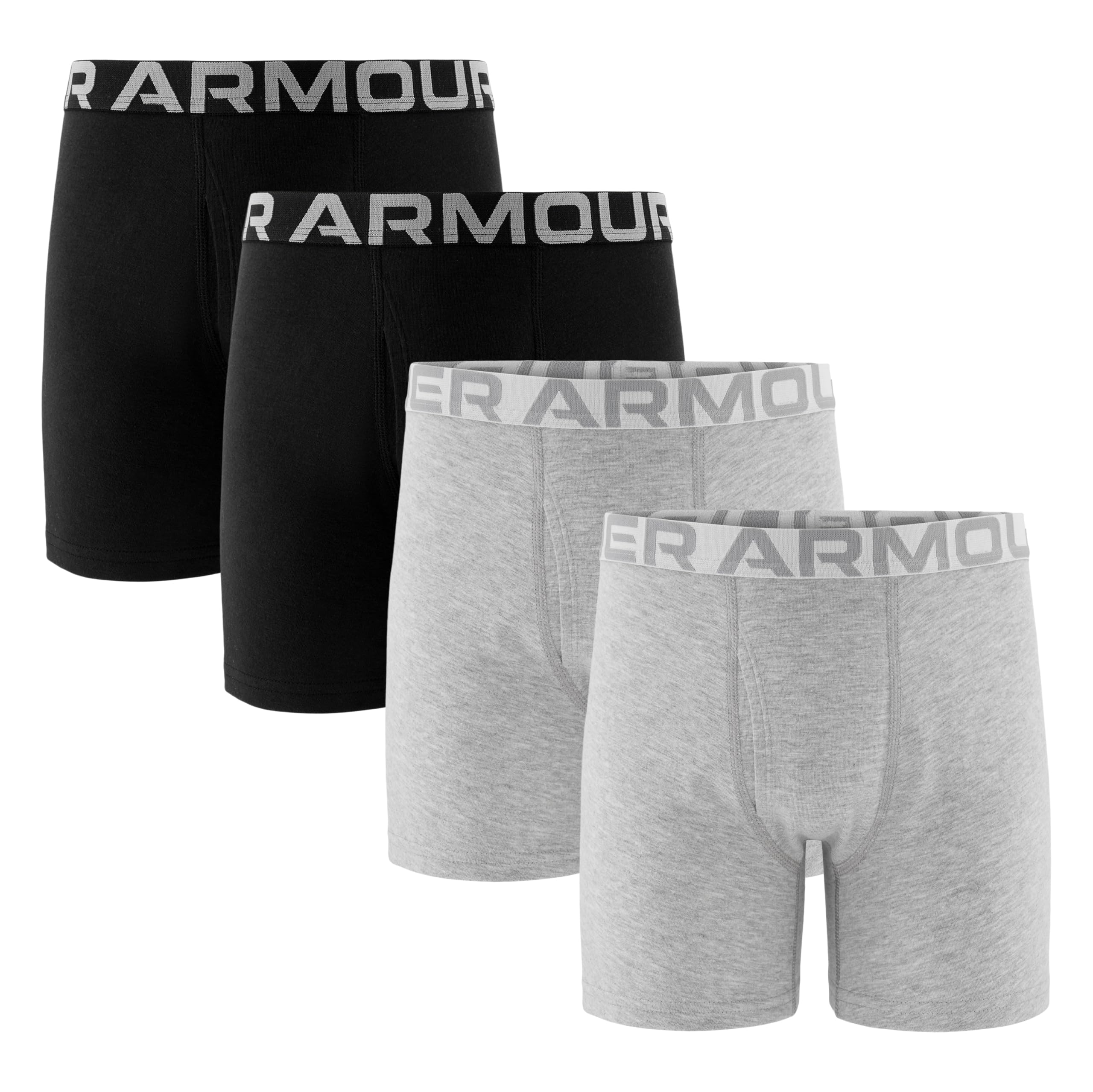 Under Armour Boys' Multipack Performance Cotton Boxerjock Brief