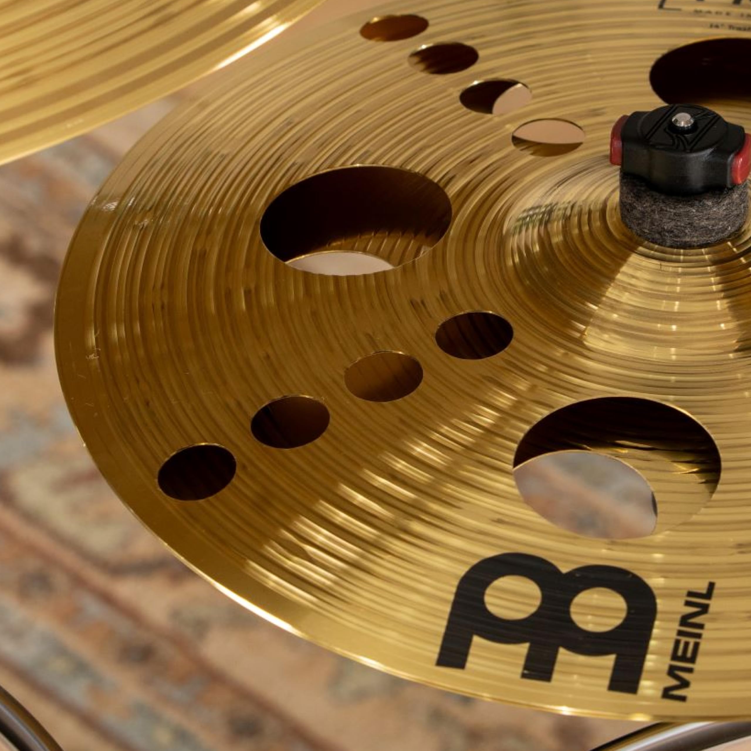 Meinl Cymbals HCS piatto Trash Stack 14 pollici (35,56cm) per Batteria – Finitura Tradizionale Ottone, Made In Germany (HCS14TRS)