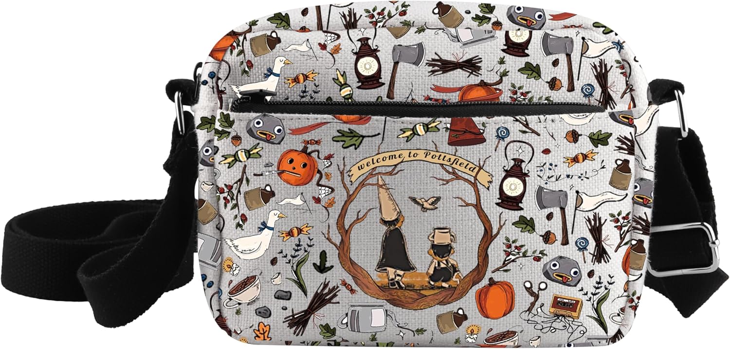 CMNIM Cartoons Inspired Merch Gifts Cartoon Characters Crossbody Purse Harvest Festival Garden Gifts Bag for Fans