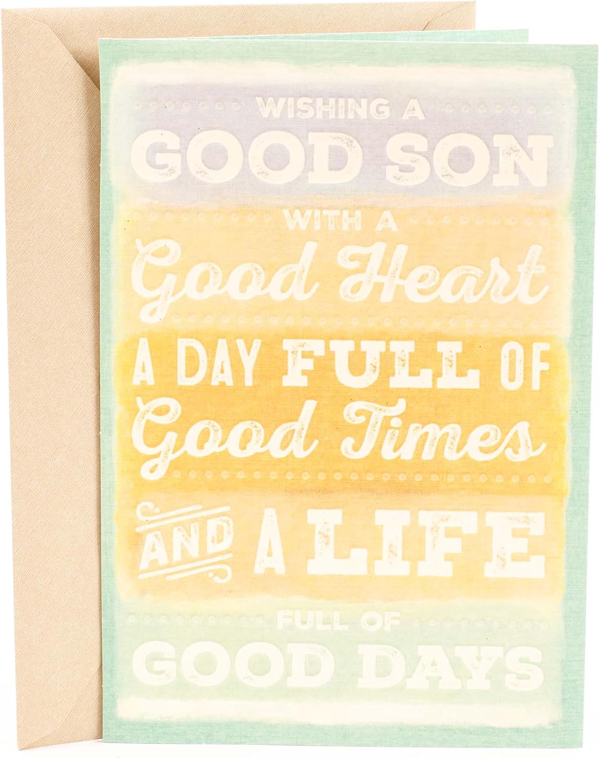 Hallmark Mahogany Birthday Card for Son (Good Son)