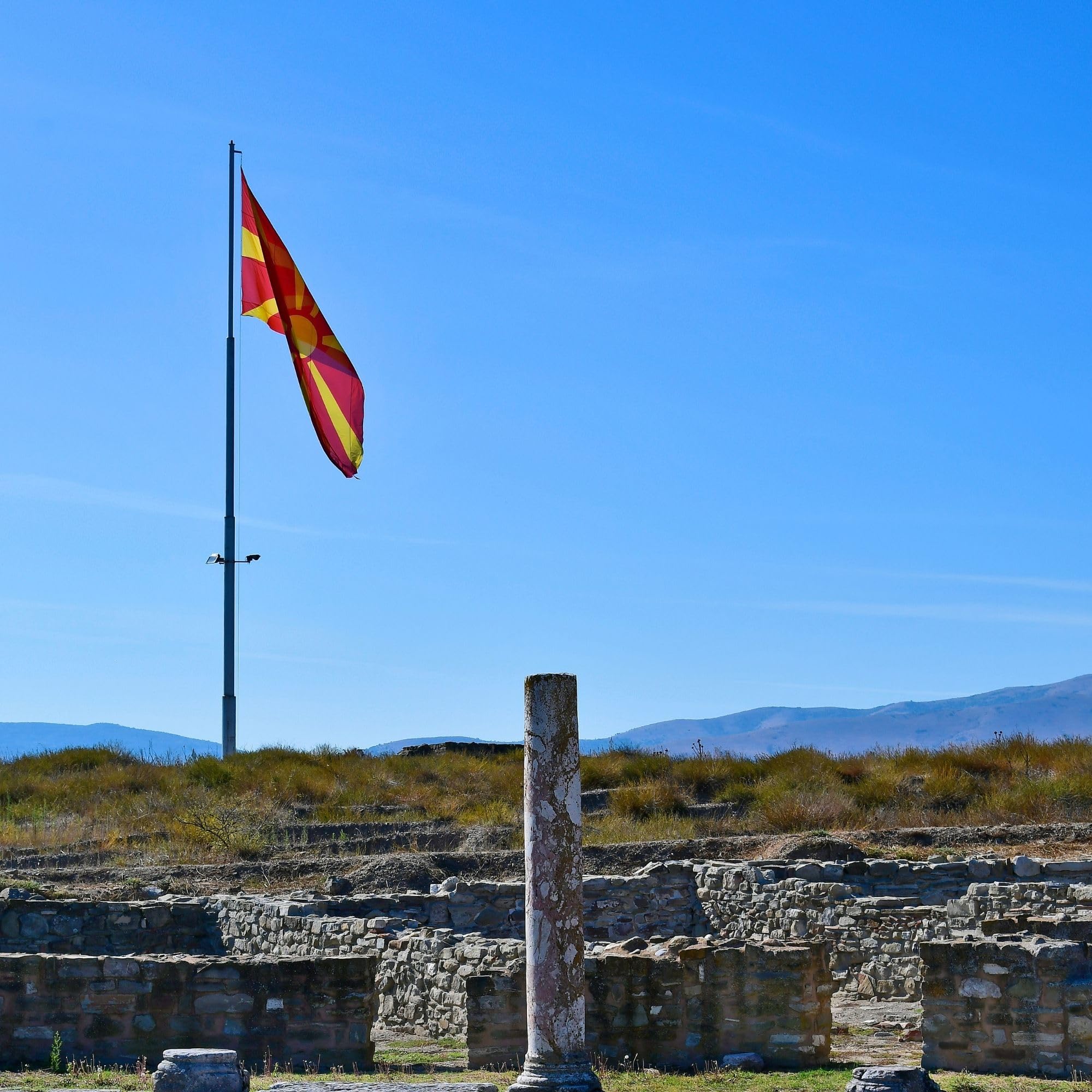 Runesol North Macedonia Flag, 91x152cm, 3ft x 5ft, 4 Grommets, Eyelet In Every Corner, Republic of North Macedonia, MKD Flag - Image 3