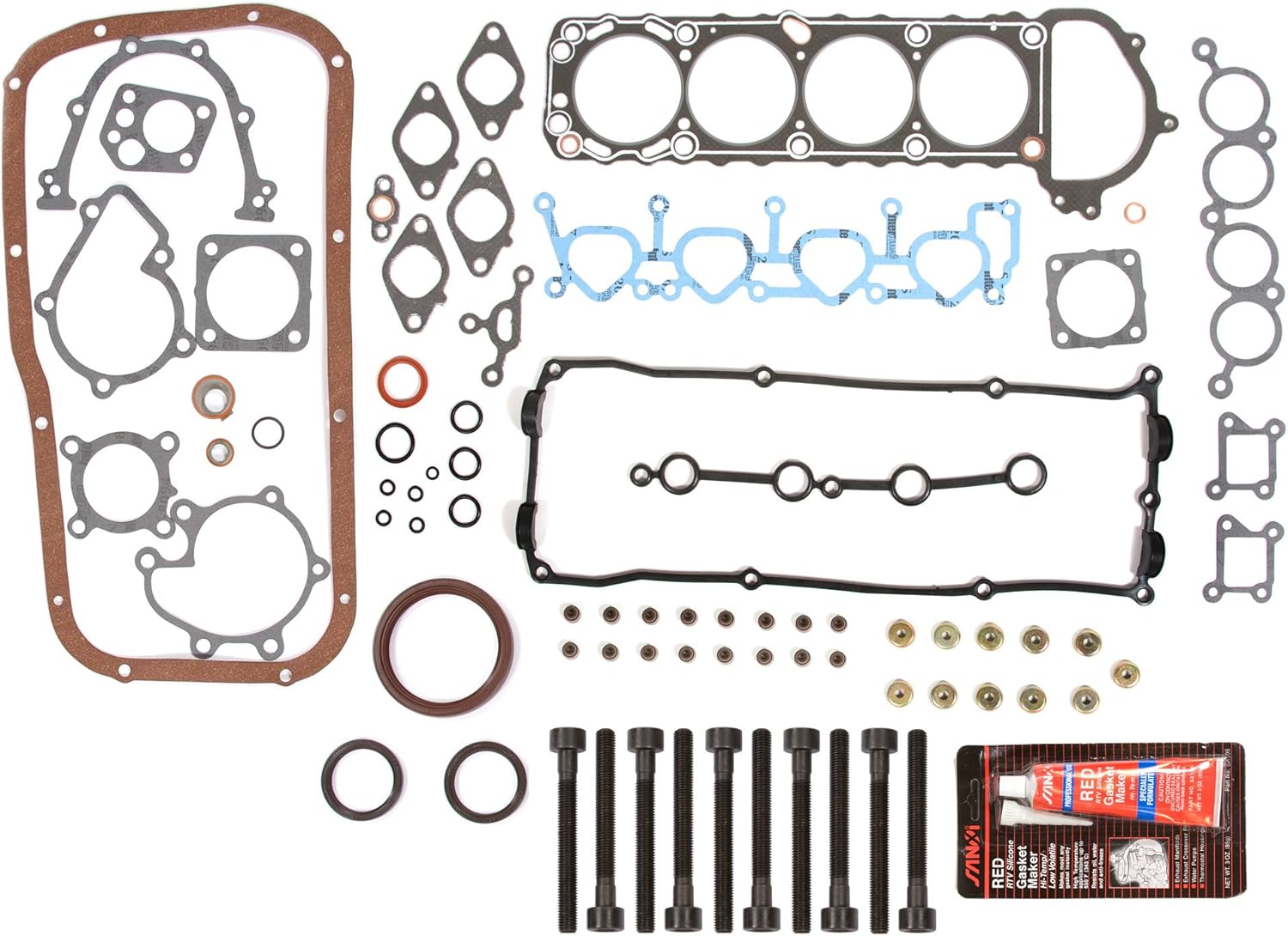 Evergreen FSHB3027 Full Gasket Set Head Bolt