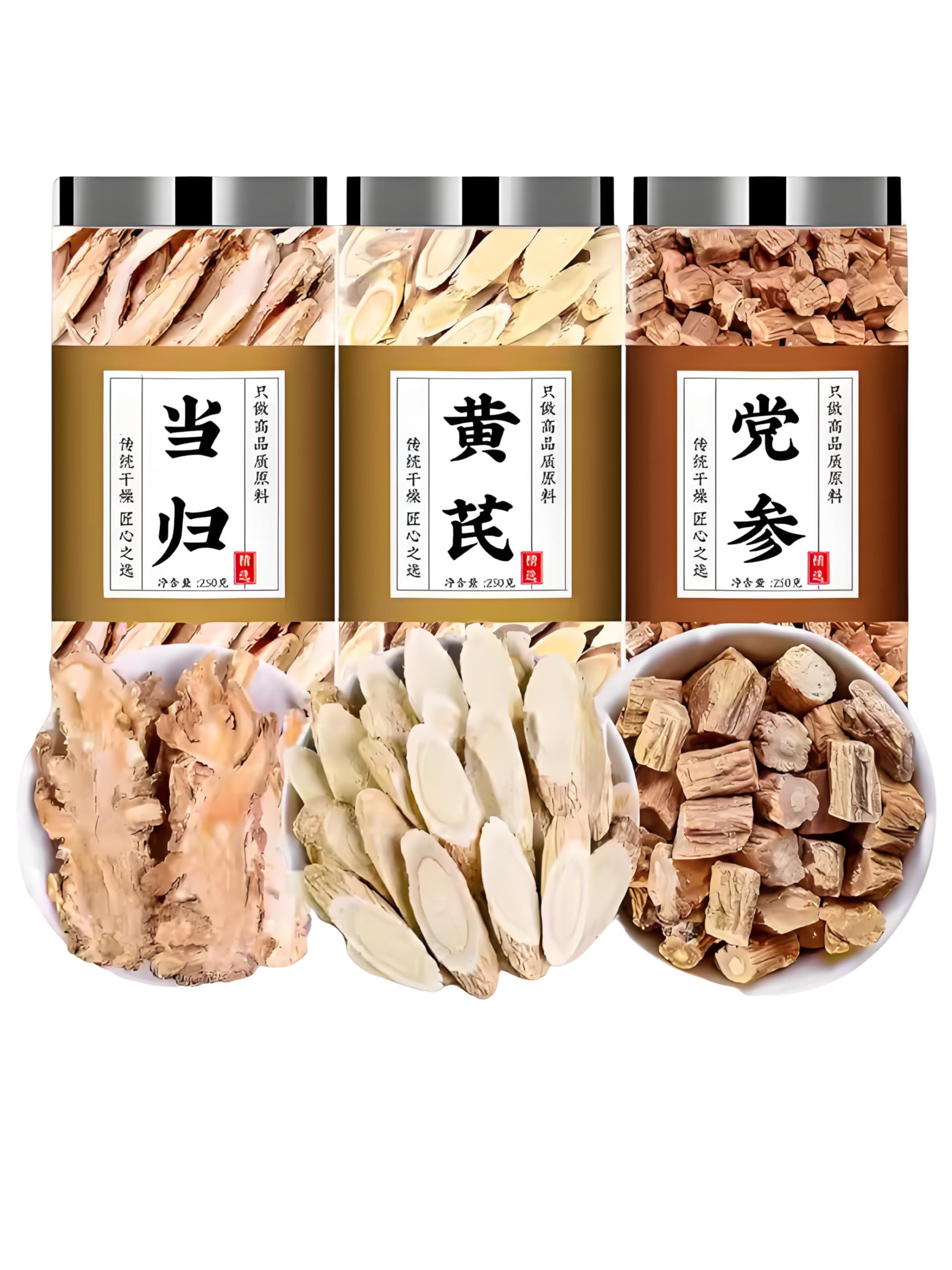 HELLOYOUNG 250gx3 Astragalus Angelica Und Codonopsis Original Duftender Tee Aus China Tee Natürlicher Handgemachter Grünes Getränk Ohne Zusatzstoffe Erfrischender Geschmack Brauen Nährenden Tee
