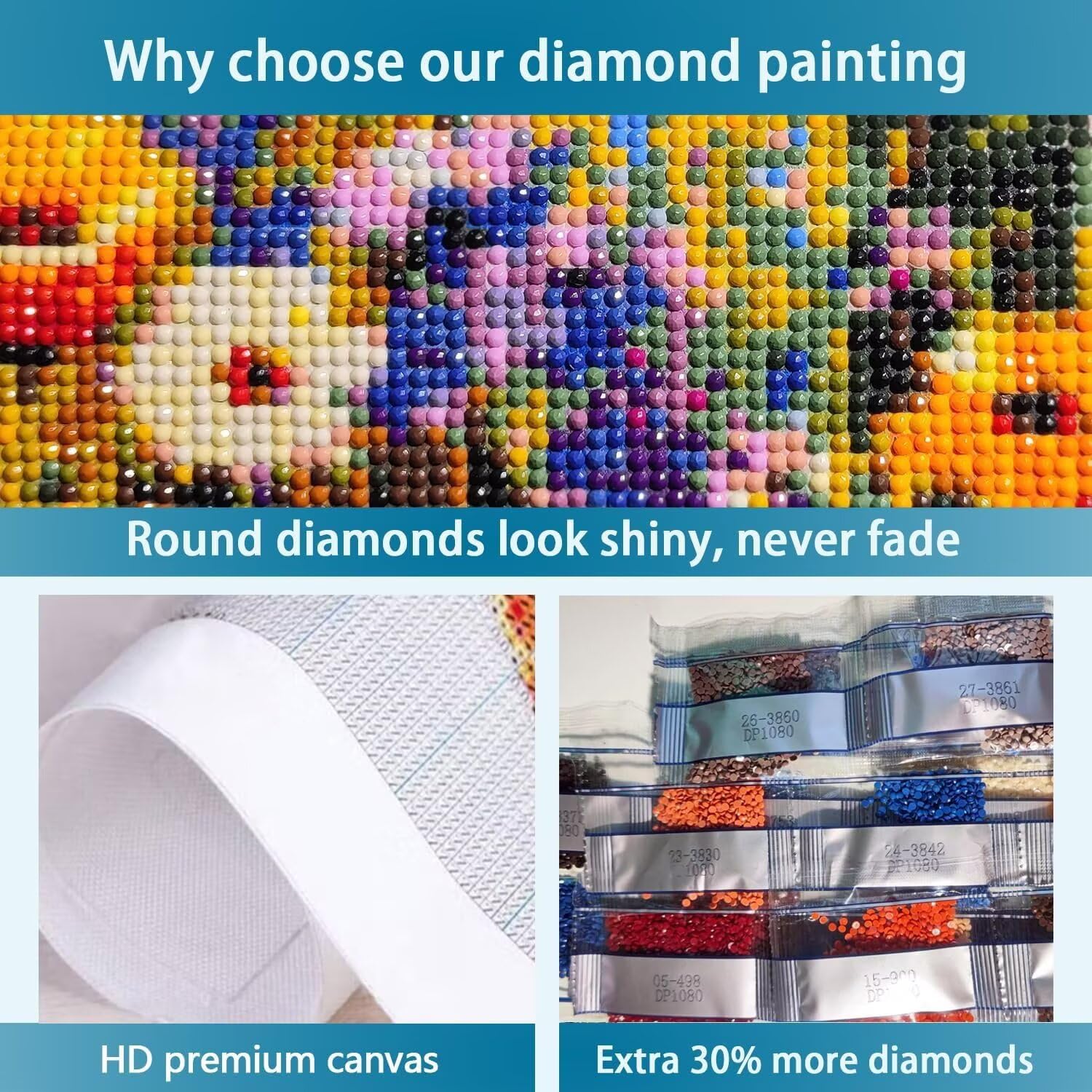 5D Diamond Painting Strass, DIY Strass à Broder au Point de Croix Arts