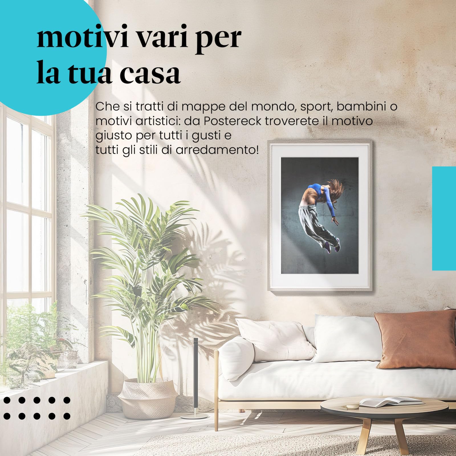 Postereck - 0520 - Hip hop, ballerina che balla street dance musica donna - Decorazione da Parete, Stampa Artistica, Arredamento Interni, Stampa Fotografica - Tela - 100,0 cm x 75,0 cm